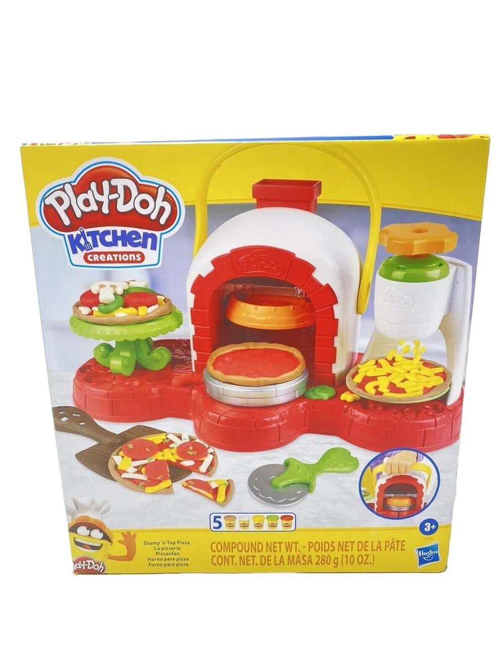 Play-Doh Stamp N' Top Pizza Oven Toy Kitchen Play Doh Set Fun